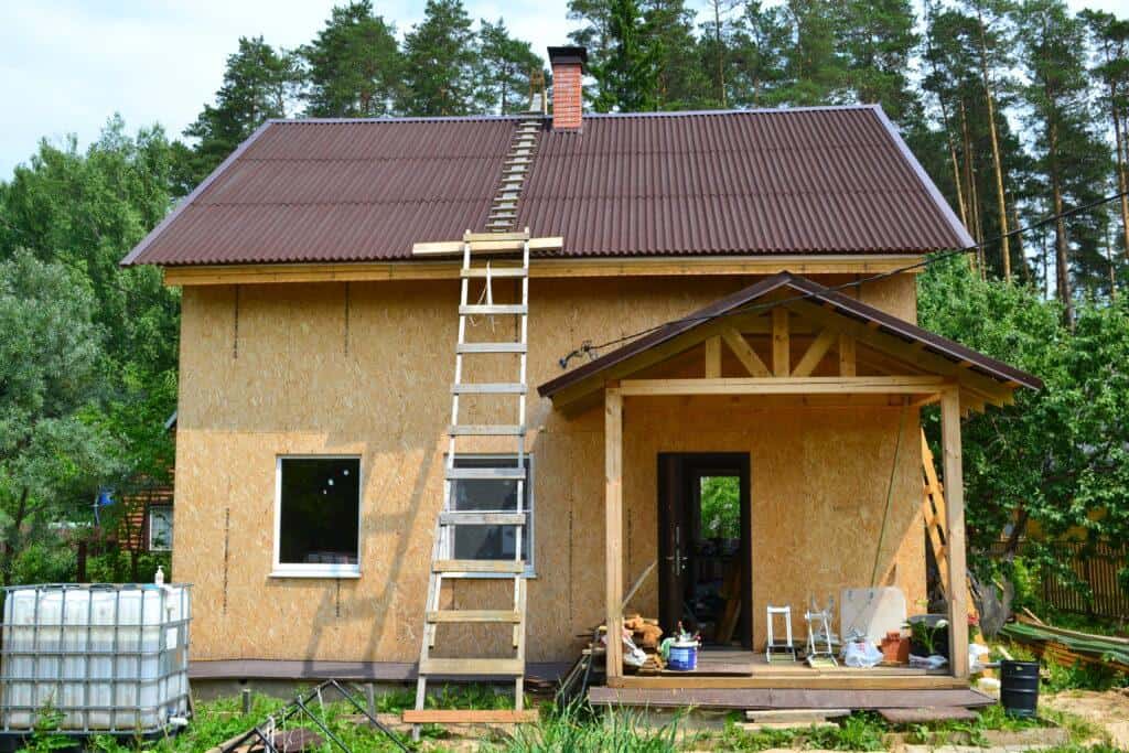 Обследуемый каркасный дом — фотография ГНК