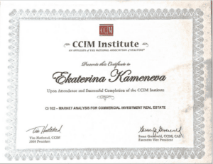 CCIM CI 102: анализ рынка